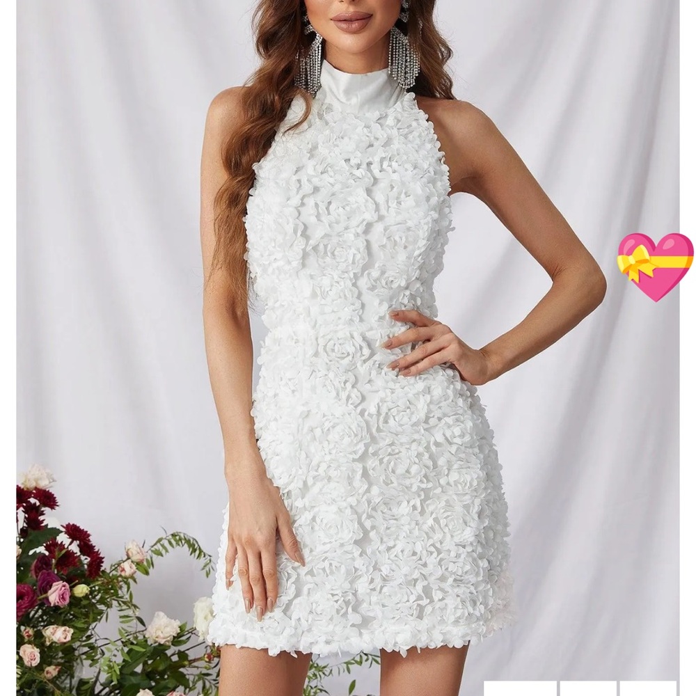 White floral dress Faeriesty